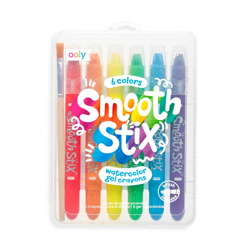 Smooth Stix Watercolor Gel Crayons | 6 Pack