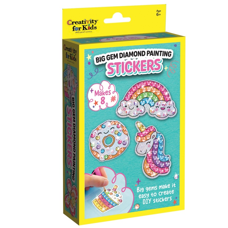 Big Gem Diamond Painting Stickers | Creativity For Kids