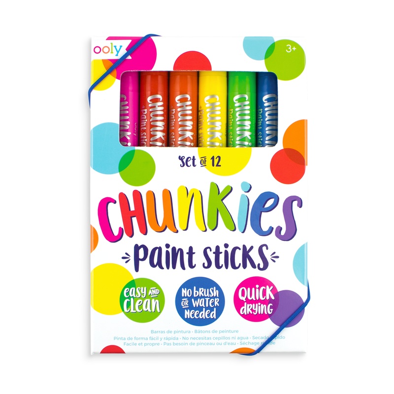 Chunkies Paint Sticks Set of 12 Classic | Ooly