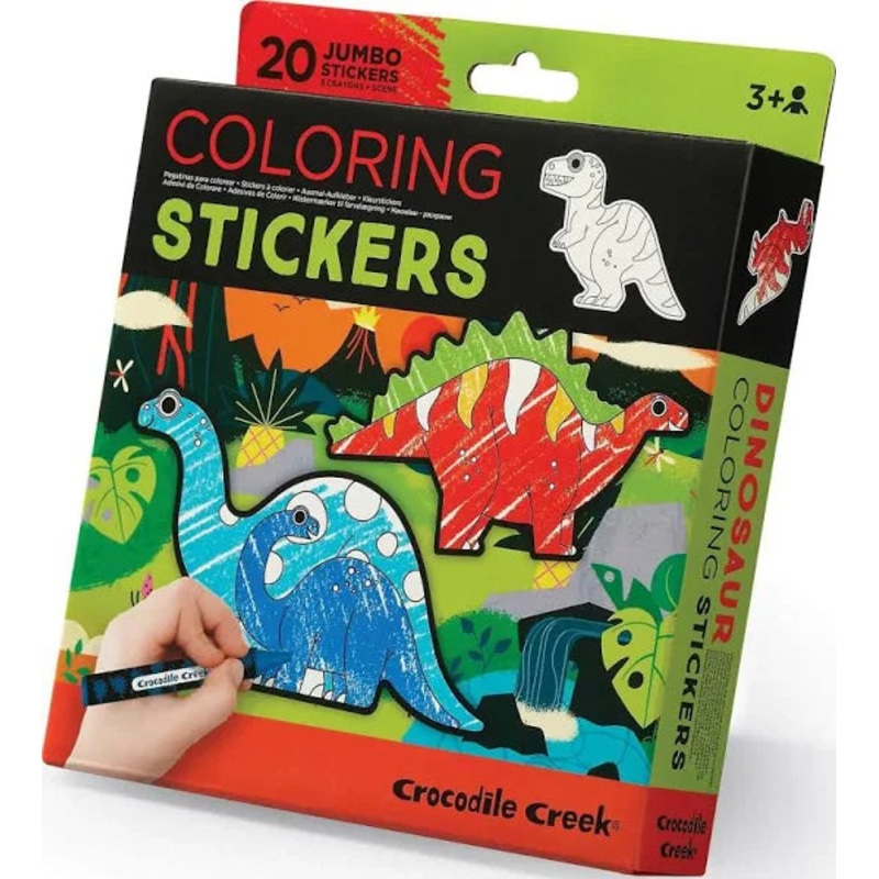 Coloring Stickers | Dinosaurs