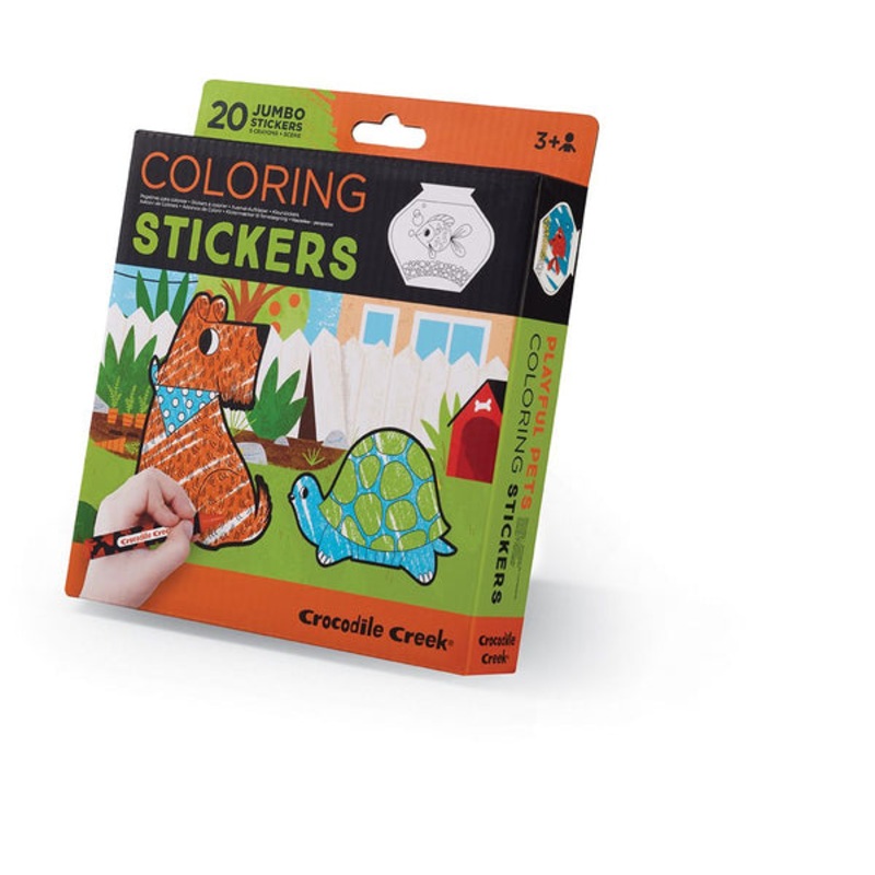 Coloring Stickers | Playful Pets