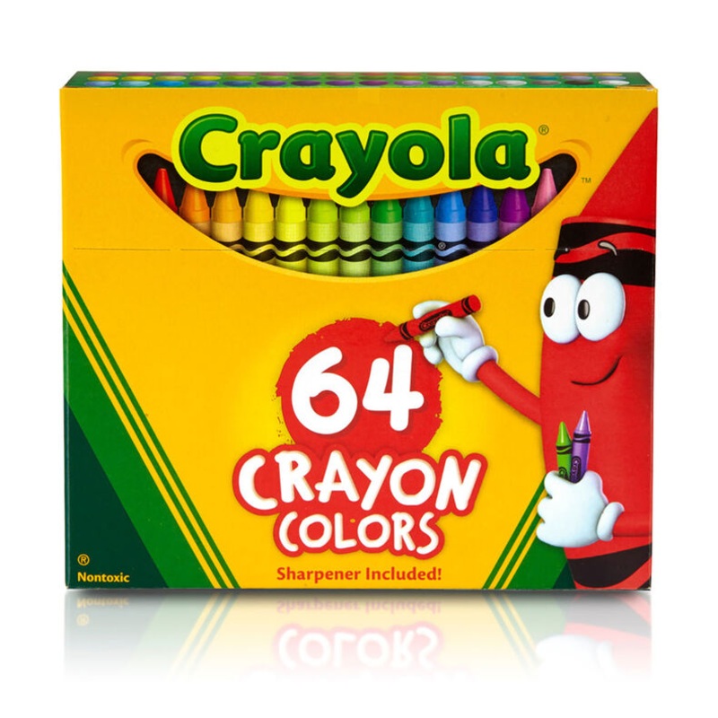 Crayola Crayons 64 Pack with Sharpener