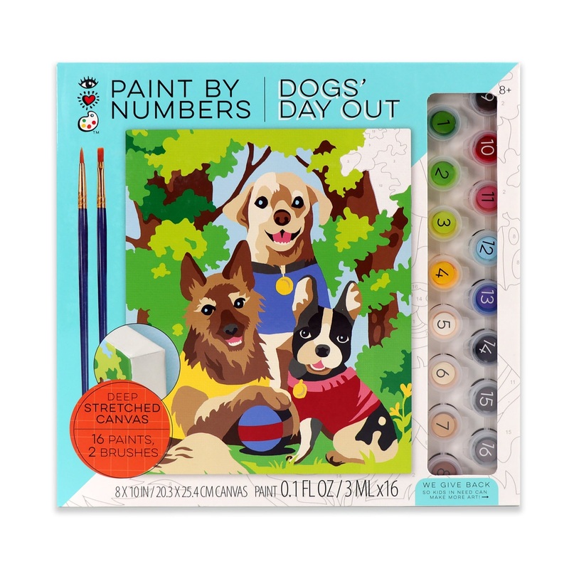 Dogs' Day Out Paint By Number | iHeart