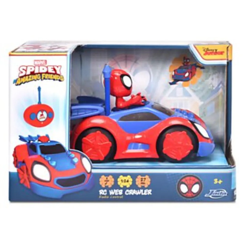 Jada Rc Marvel Spidey Web Crawler B/O