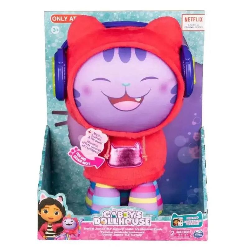 Gabbys Dh Dj Catnip Musical Plush B/O