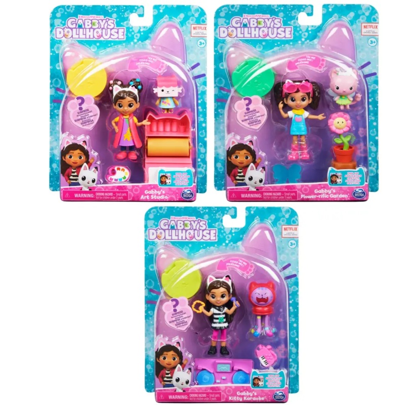 Gabbys DollHouse Cat-Tivity Pack 3Asst