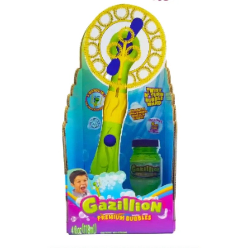GAZILLION BUBBLE TWIST N TURN WAND BATTE