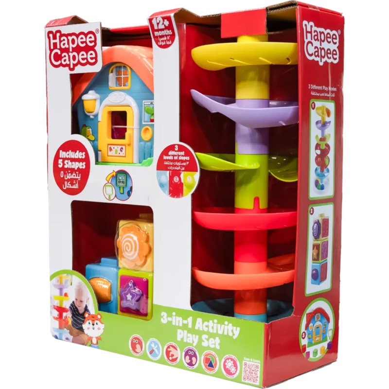 Hapee Capee 3In1 Activity Play Set