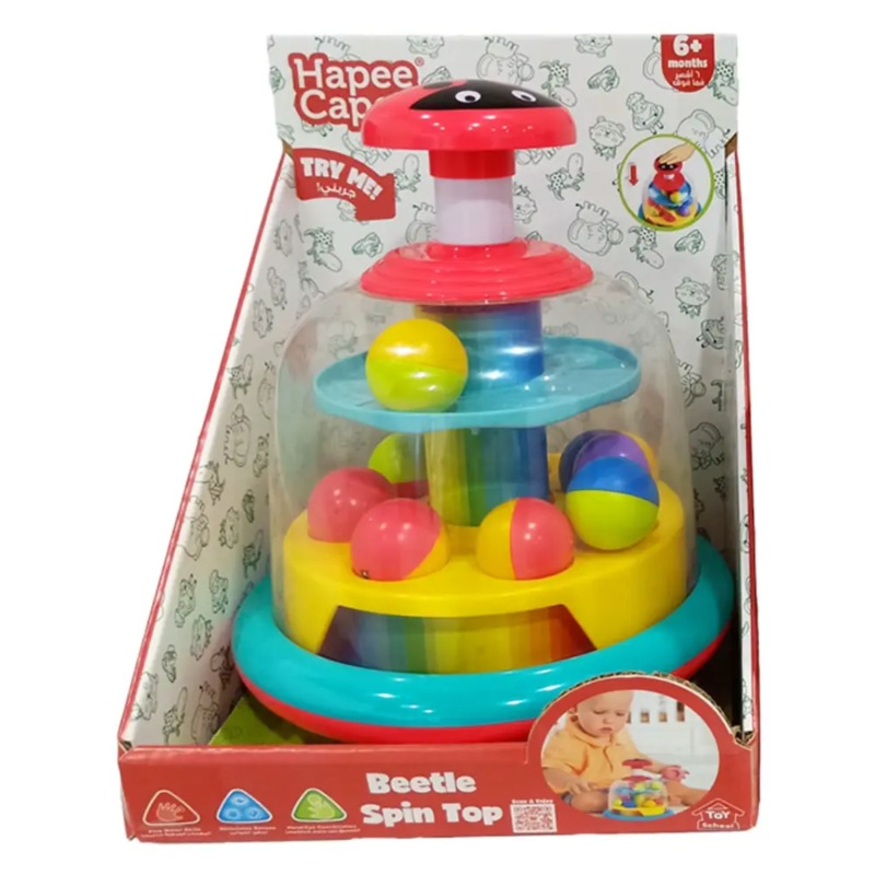 Hapee Capee Beetle Spin Top