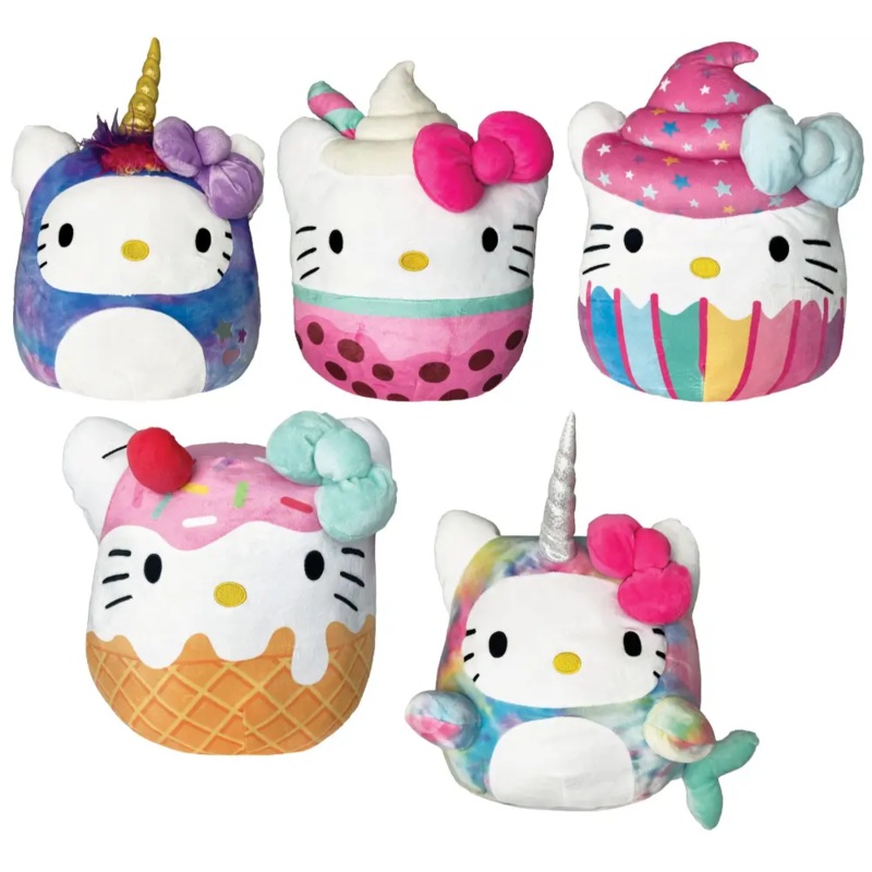 Hello Kitty Plush Cuddle 20cm 5Assorted