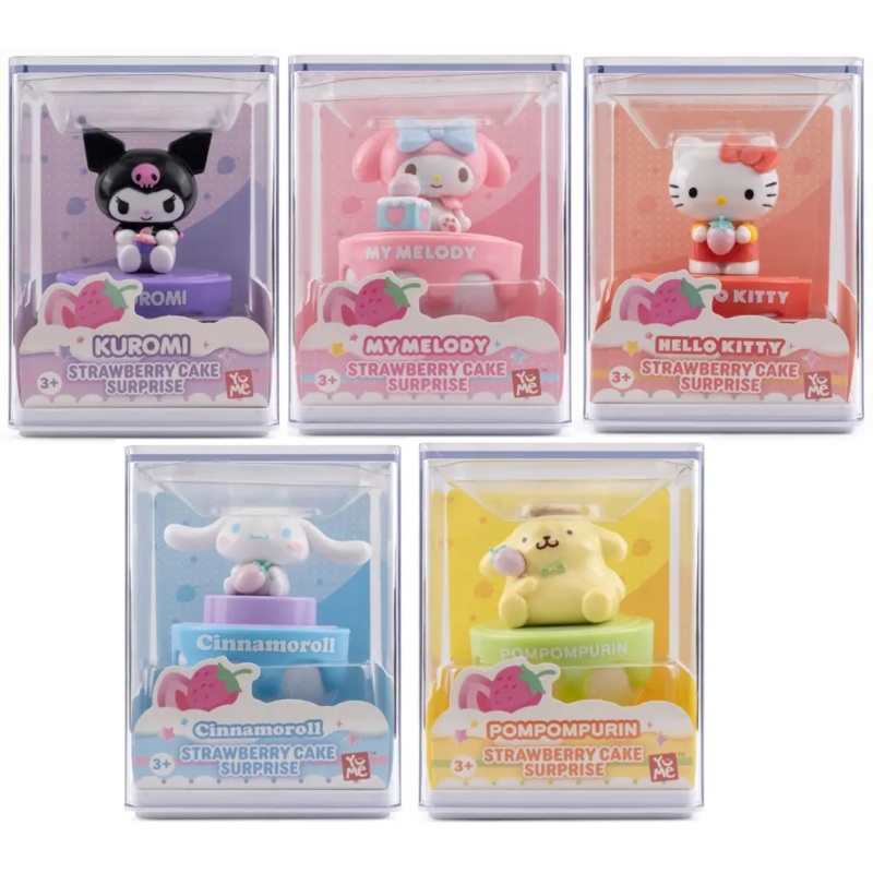 Hello Kitty Strawberry Cake Surprise 5Asst