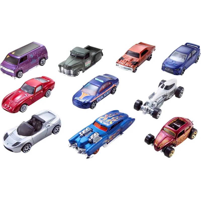 Hotwheels Basic Car 10 Pack Asst