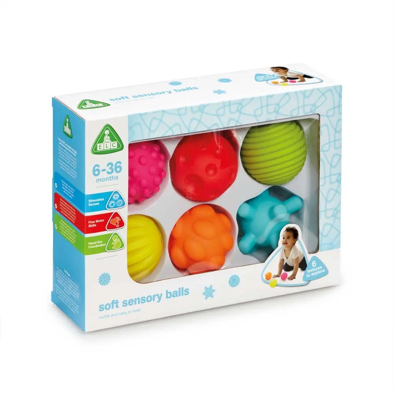 Elc Dwall Sensory Shapes 6Pk