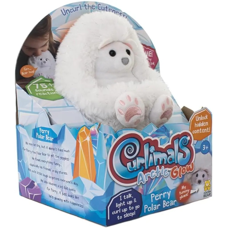 Curlimals Artic Glow Perry Polar Bear