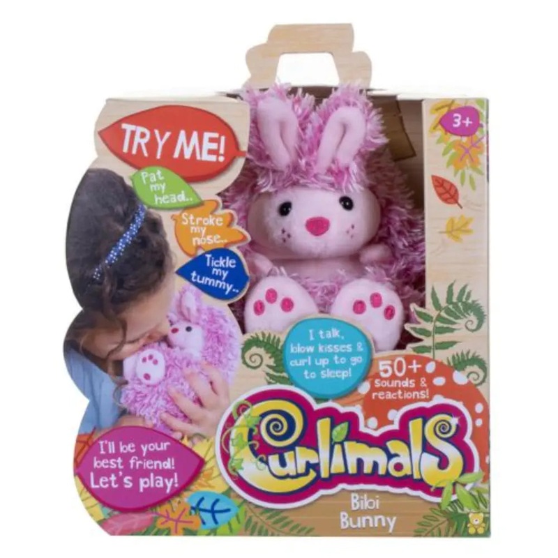 Curlimals Bunny Asst B/O