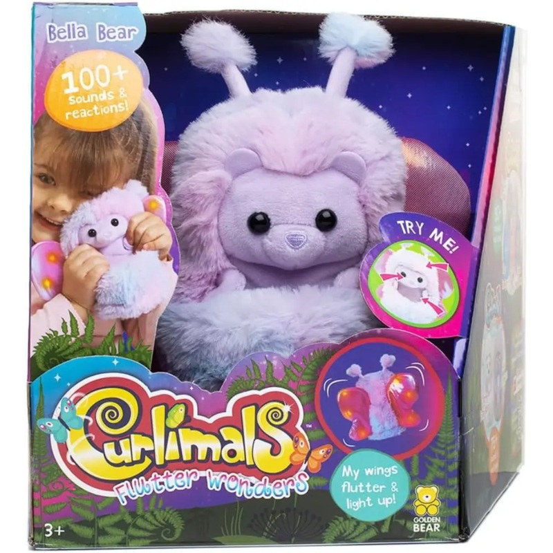 Curlimals Flutter Wonder Bella Bear