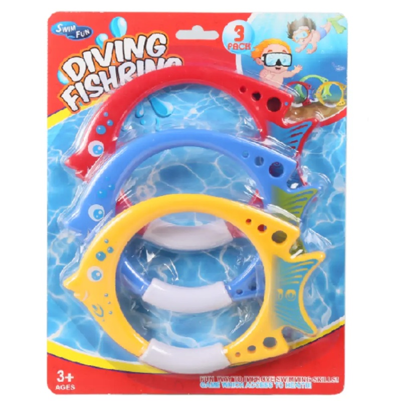 Diving Fish Ring Toys 3pieces