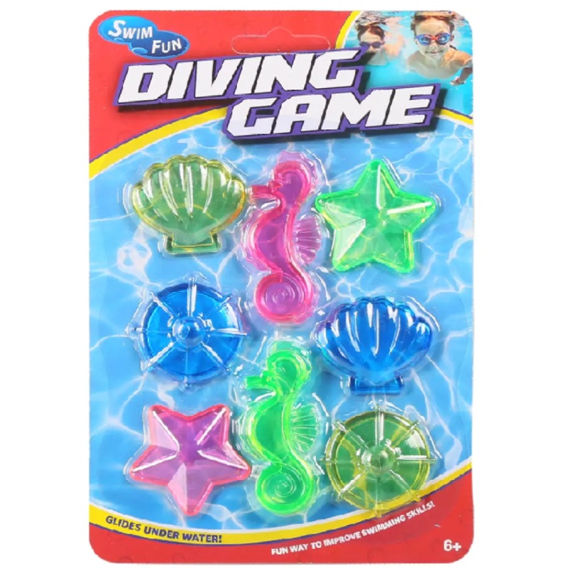 DIVING MARINE TOYS 8PIECES