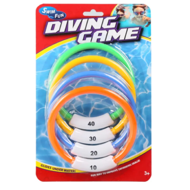 DIVING RING TOYS 4 PIECES