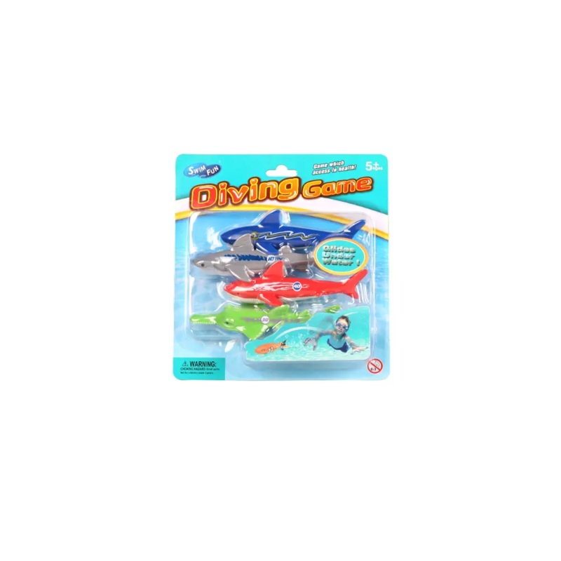 Diving Shark Variety Toys 4pcs