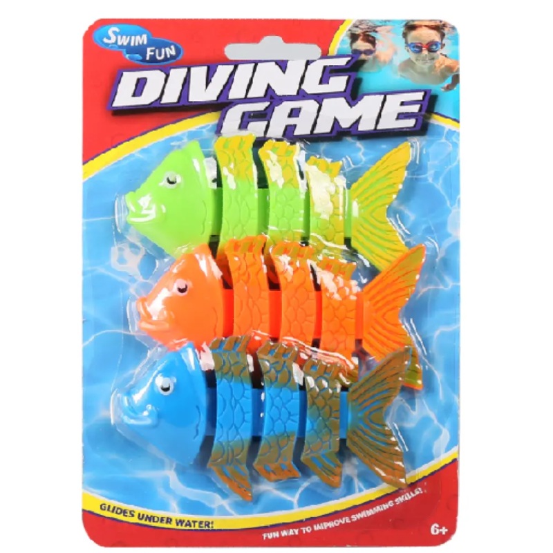Diving Squiggle Wiggle Toys 3pieces