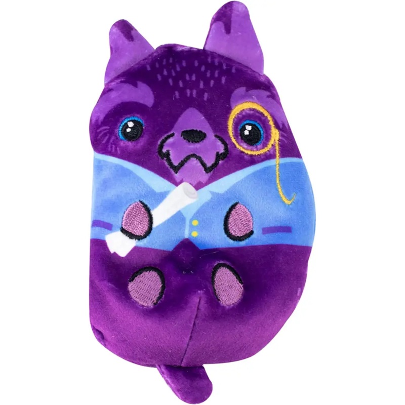 Dogs Vs Squirls Plush Bean 4Inch CDU12 WOC
