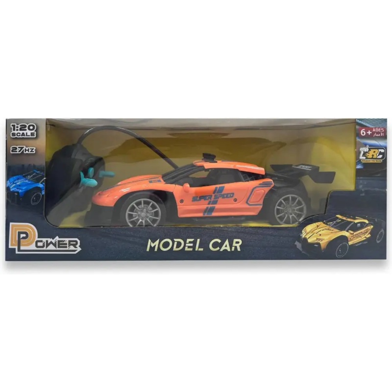 Dpower 1:20 Rc 4Wd Racing Car Orange B/O
