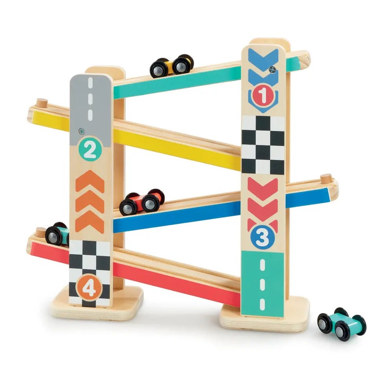Elc Classic Wood Click Clack Race Track
