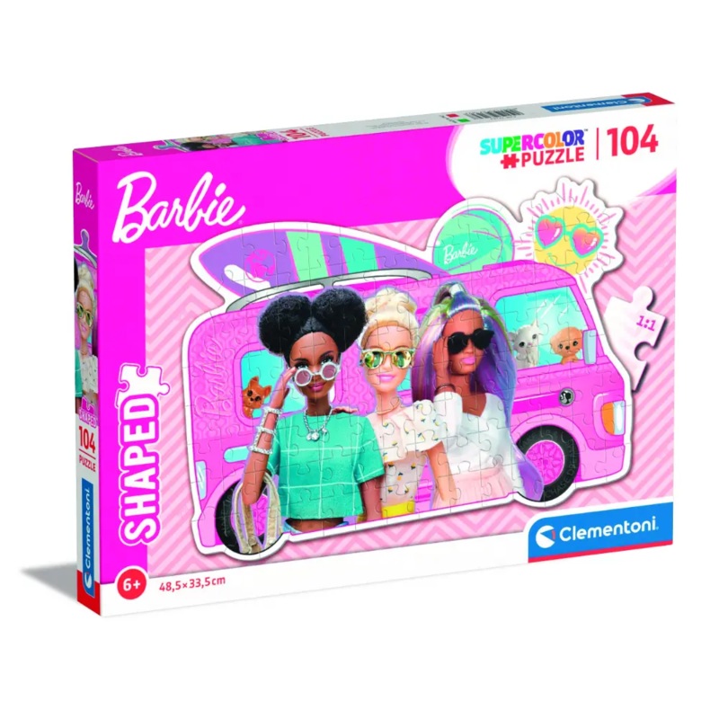 CLEMENTONI PUZZLE BARBIE&CAMPVAN 104PCS