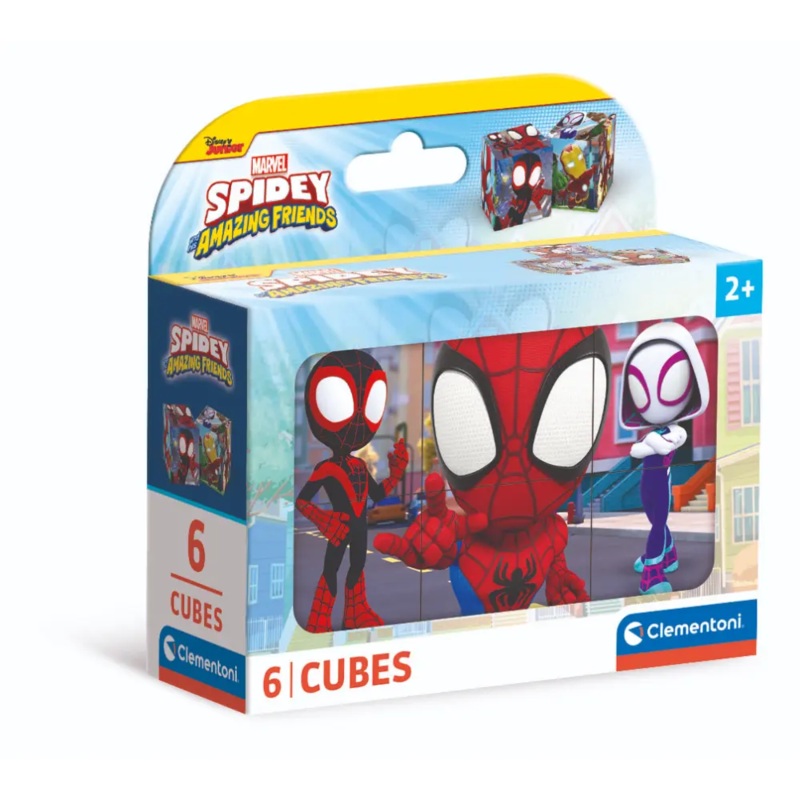 Clementoni Puzzle Cubes Spidey & Friends 6pcs