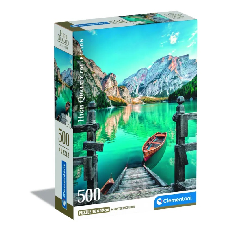 Clementoni Puzzle HQC Braise Lake+Poster 500pcs