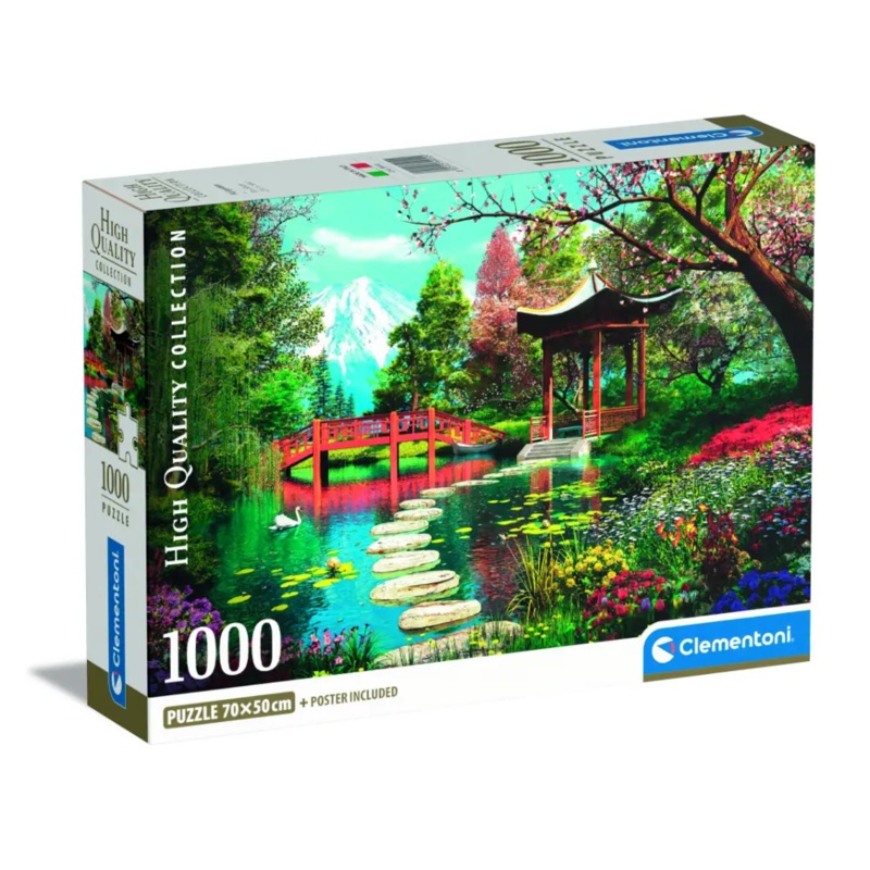 Clementoni Puzzle HQC Fuji Garden+Poster 1000pcs