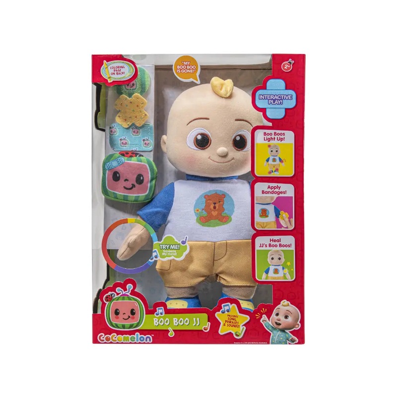 Cocomelon Boo Boo JJ Plush 11Inch Doll B/O