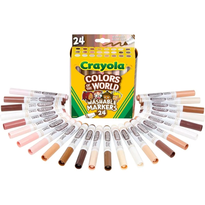 Crayola 24 Ct Cotw Bl Markers