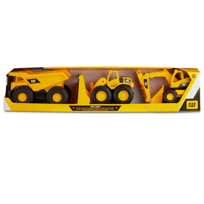 Cat Mini Crew Worker Fw 7" 3Pk