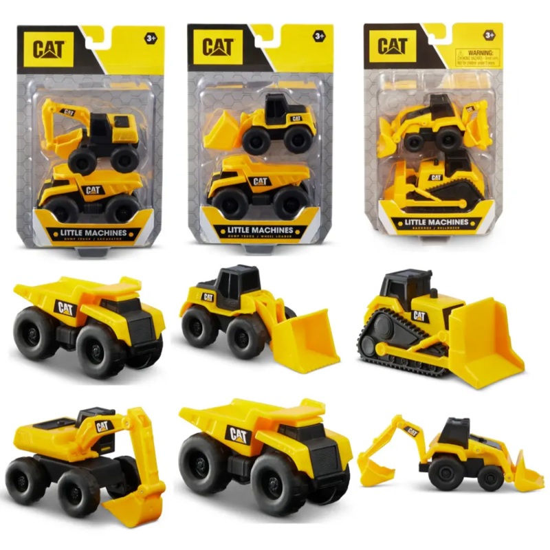 Cat Mini Machines 3-Inches 2Pack  Assortment
