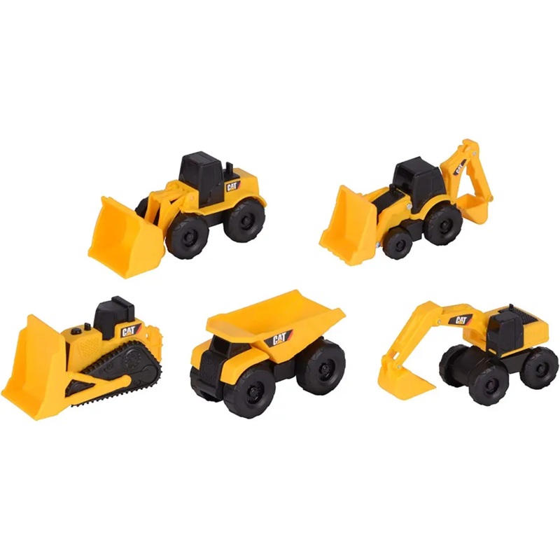 CAT Mini Machines Free Wheel Value 3Inches 1pack 5Assorted
