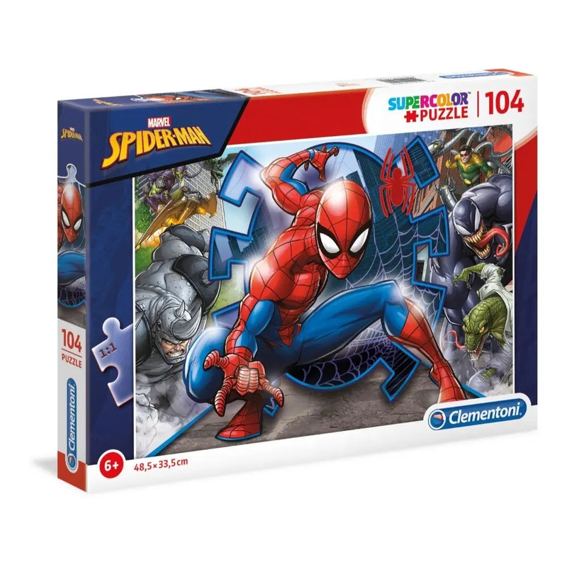 Clem. Puzzle Spiderman 104Pcs