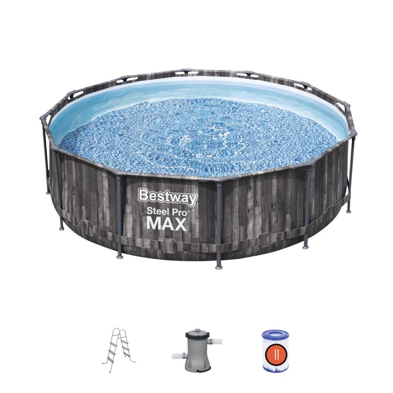 Bestway Poolset Steelpro Max Black 366X100cm