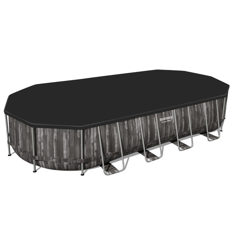 Bestway Powersteel Poolset Oval 732X366X122