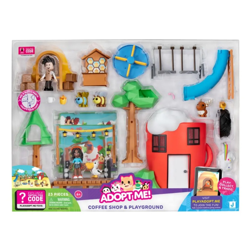 Adoptme Coffee Shop and Park Playset