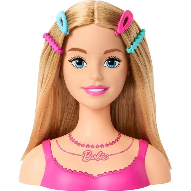Barbie Deluxe Styling Head With Color Reveal Accessories And Blonde Neon Rainbow Hair