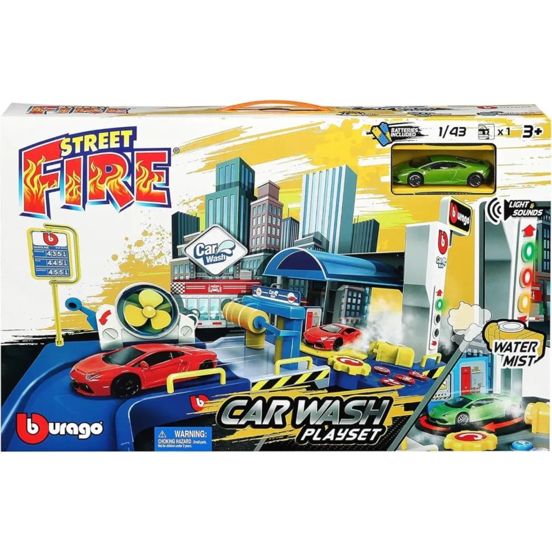 Bbjunior Car Wash Playset 1:43