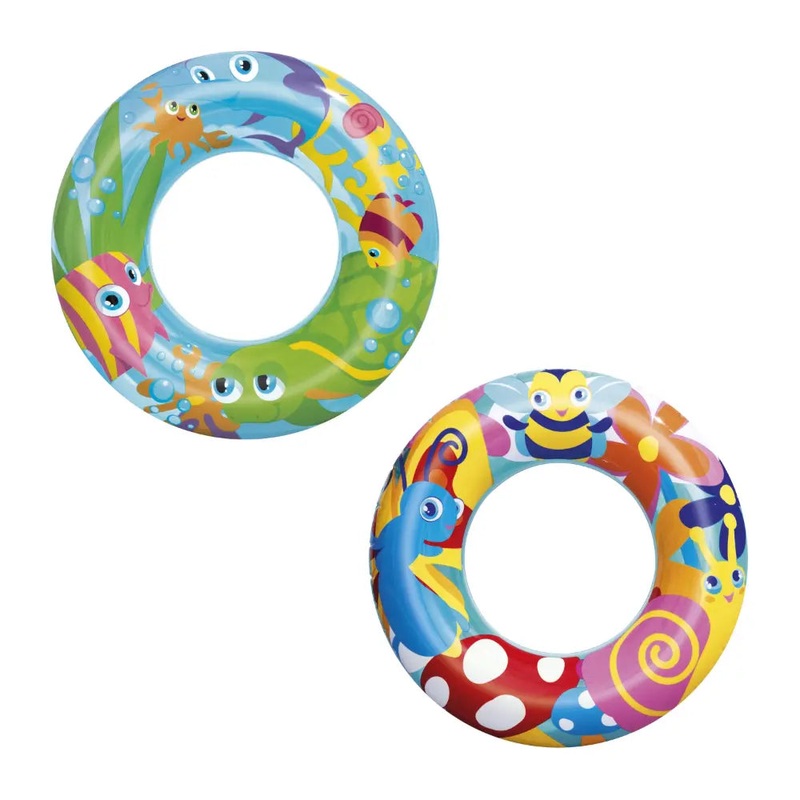 Bestway 22-Inch 56cm Designer Swim Ring