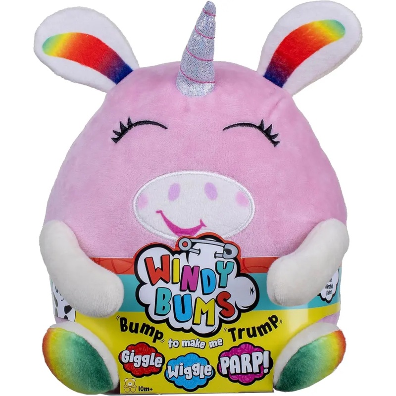 Windy Bums Soft Toys Unicorn B/O
