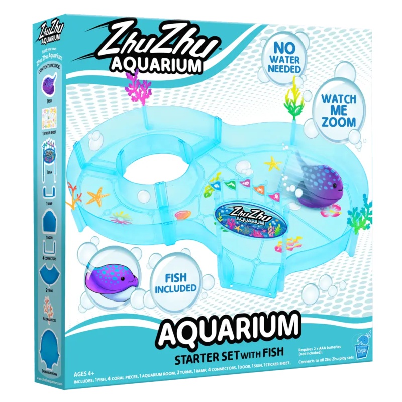 Zhuzhu Aquarium Starter Set with Fish
