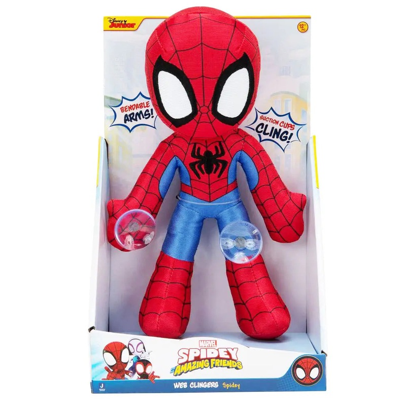 Spidey N Friends Little Plush Web Clingers 9Inch