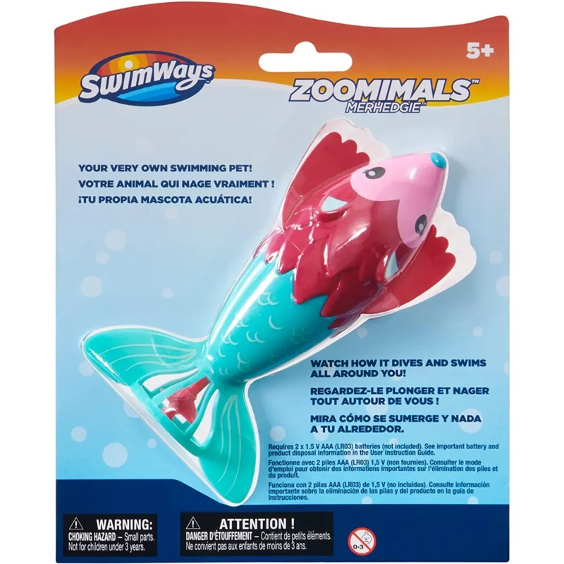 Swimways Zoomimals Merhedgie B/O