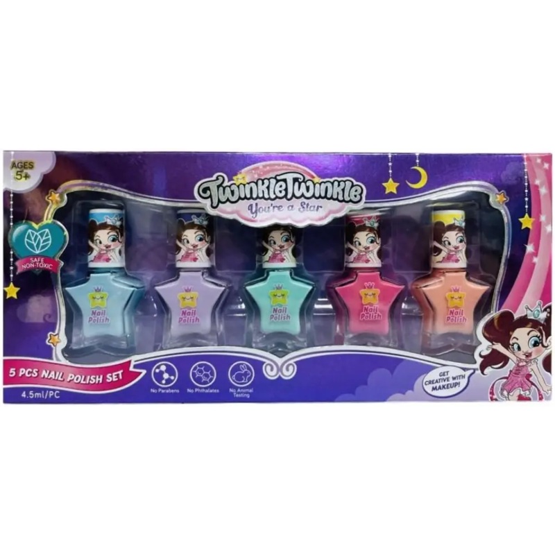 Twinkle Twinkle 5 Pcs Nail Polish Set