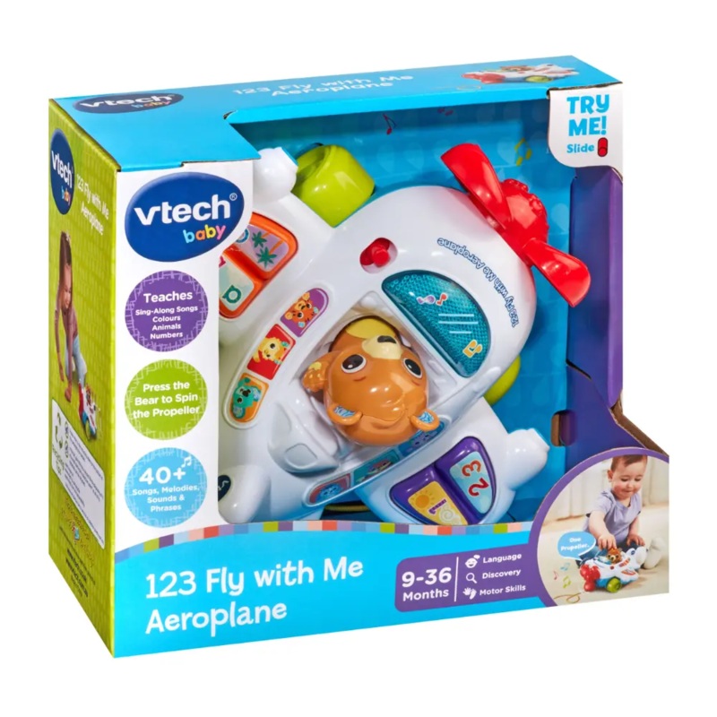 Vtech 123 Fly With Me Aeroplane B/O
